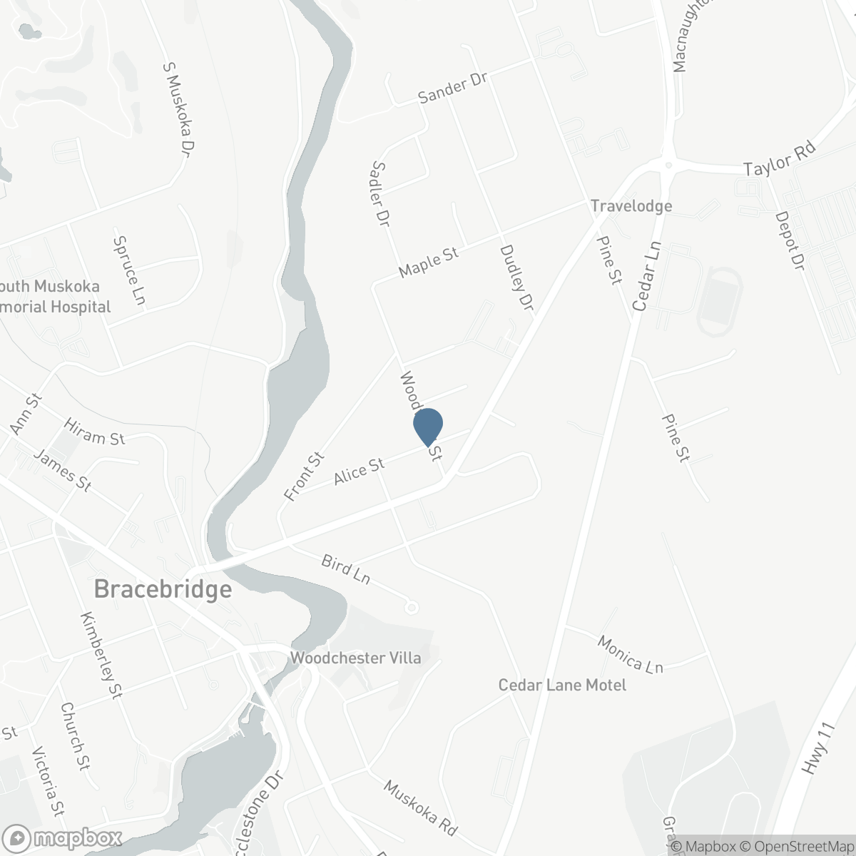 57 WOODWARD STREET, Bracebridge, Ontario P1L 1J8